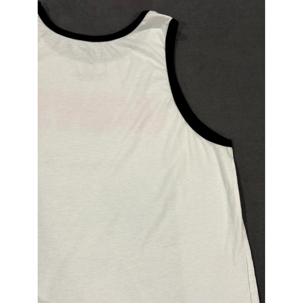 Jaws Tank Top Mens Large White Shark 1975 Swimmer Horror Adventure Film Graphic - Picture 11 of 14